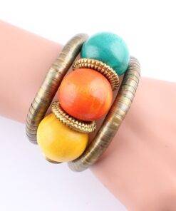 Women’s Adjustable Boho Bangle Bracelets & Bangles JEWELRY & ORNAMENTS Pearls & Gemstones cb5feb1b7314637725a2e7: Multi 