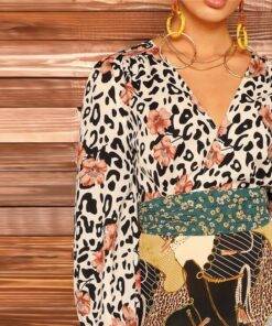 Women’s Boho Style Leopard Print Maxi Dress Dresses & Jumpsuits FASHION & STYLE cb5feb1b7314637725a2e7: Multi 