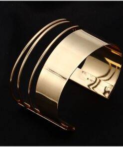 Multilayer Wide Bangle Bracelet Bracelets & Bangles JEWELRY & ORNAMENTS Pearls & Gemstones cb5feb1b7314637725a2e7: Gold|Silver 