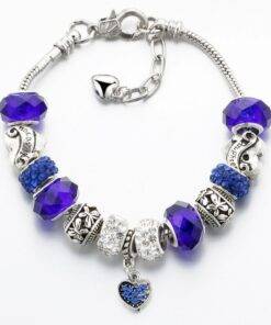 Women’s Glass Charm Bracelet Bracelets & Bangles JEWELRY & ORNAMENTS Pearls & Gemstones cb5feb1b7314637725a2e7: Blue|Pink|Purple|Red|White 