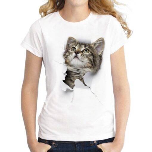 Women’s Cat Printed T-Shirt Dresses & Jumpsuits FASHION & STYLE 11897ea6f3aa169ef43963: 1|2|3|4|5|6