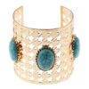 Vintage Cuff Bracelet for Women Bracelets & Bangles JEWELRY & ORNAMENTS Pearls & Gemstones 62cd78dfd1979f0f49311b: Gold / Blue|Silver / Red