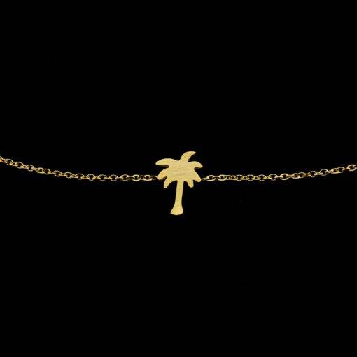 Palm Shaped Minimalistic Women’s Bracelet Bracelets & Bangles JEWELRY & ORNAMENTS Pearls & Gemstones 8d255f28538fbae46aeae7: Gold|Silver