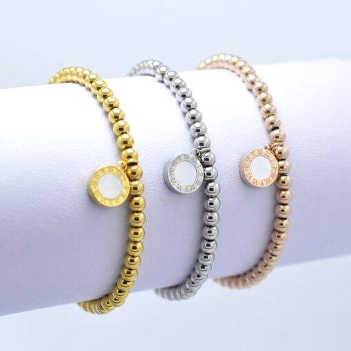 Sweet Beaded Bracelets For Women Bracelets & Bangles JEWELRY & ORNAMENTS Pearls & Gemstones 8d255f28538fbae46aeae7: Gold|Rose Gold|Silver
