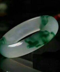 Fusion Natural Jade Bangle Bracelet Bracelets & Bangles JEWELRY & ORNAMENTS Pearls & Gemstones 6f6cb72d544962fa333e2e: L 62 mm|M 60 mm|S 58 mm 