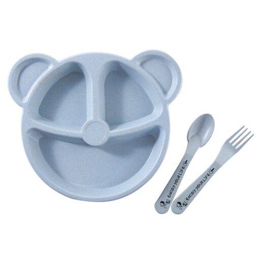 Cartoon Bear Shaped Dinnerware 3 pcs/Set Baby Toys & Gadgets PHONES & GADGETS cb5feb1b7314637725a2e7: Beige|Blue|Pink