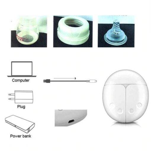 Double Electric Silicone Breast Pumps Baby Toys & Gadgets PHONES & GADGETS cb5feb1b7314637725a2e7: White