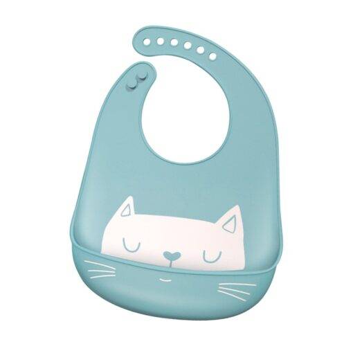 Baby’s Waterproof Silicone Bib Baby Toys & Gadgets PHONES & GADGETS cb5feb1b7314637725a2e7: Blue|Green|Pink|Yellow