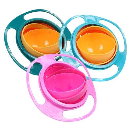 Baby’s Rotating Plastic Bowl Baby Toys & Gadgets PHONES & GADGETS cb5feb1b7314637725a2e7: Blue|Green|Pink