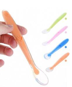 Cute Silicone Baby Spoons Baby Toys & Gadgets PHONES & GADGETS cb5feb1b7314637725a2e7: Blue|Green|Orange|Pink