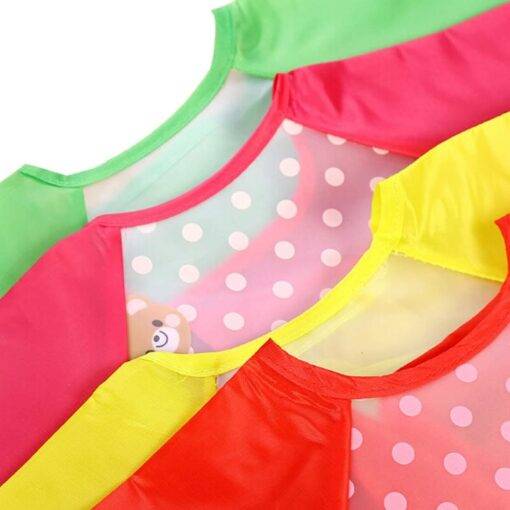 Colorful Waterproof Long Sleeve Baby Bib Baby Toys & Gadgets PHONES & GADGETS cb5feb1b7314637725a2e7: Blue|Blue / Dark Blue|Blue / Light Blue|Blue / Mint Green|Blue Green|Green|Green / White|Light Green|Mint Green|Pink|Pink / Yellow|Pink + White|Purple|Red|Red / Pink|Red / White|Yellow