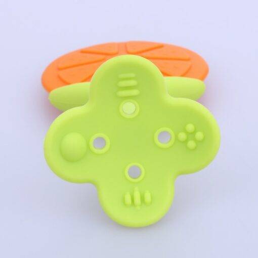 Cute Fruit Shaped Silicone Baby Teether Baby Toys & Gadgets PHONES & GADGETS cb5feb1b7314637725a2e7: Orange|Purple|Red