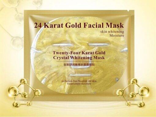 Moisturizing 24K Gold Collagen Face Mask BEAUTY & SKIN CARE LED Wedding Balloons WEDDING & GIFTS cb5feb1b7314637725a2e7: Gold|White