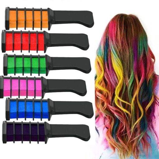Temporary Hair Dye Combs BEAUTY & SKIN CARE Body Lotion & Oil Hair Care cb5feb1b7314637725a2e7: Blue|Dark Blue|Green|Orange|Peach|Pink|Purple|Red|White|Yellow