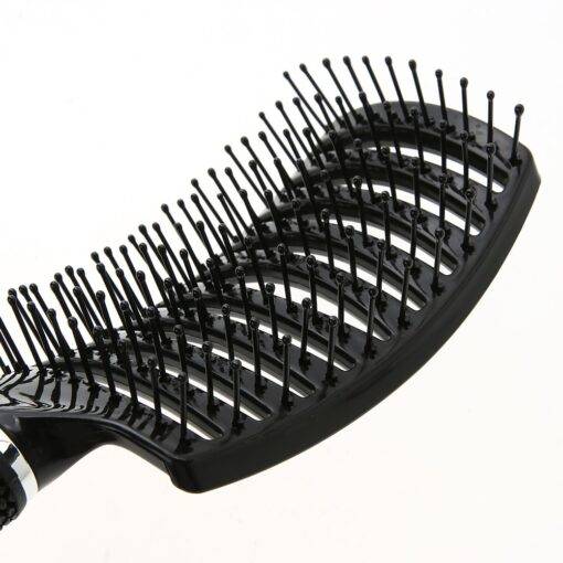 Professional Big Bent Hair Brush BEAUTY & SKIN CARE Hair Appliances cb5feb1b7314637725a2e7: Black|White