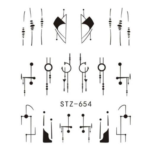 Geometric Cartoon Animal Nail Stickers BEAUTY & SKIN CARE Nail Art Supplies cb5feb1b7314637725a2e7: 1|2|3|4