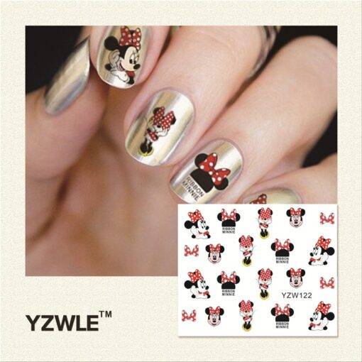 Minnie Mouse Nails Art Sticker BEAUTY & SKIN CARE Nail Art Supplies Model Number: CQL0022