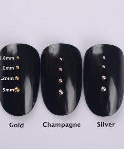 Mixed Nail Decoration Steel Beads BEAUTY & SKIN CARE Nail Art Supplies Item Type: Rhinestone & Decoration 