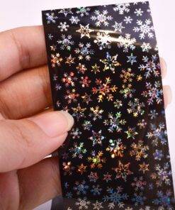 Holographic Snowflake Nail Stickers BEAUTY & SKIN CARE Nail Art Supplies cb5feb1b7314637725a2e7: 1|2 