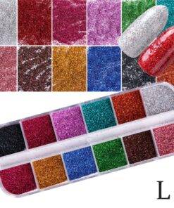 Round Nail Glitter Palette BEAUTY & SKIN CARE Nail Art Supplies cb5feb1b7314637725a2e7: L|P-A|P-B|P-C|P-D|P-F|SU 