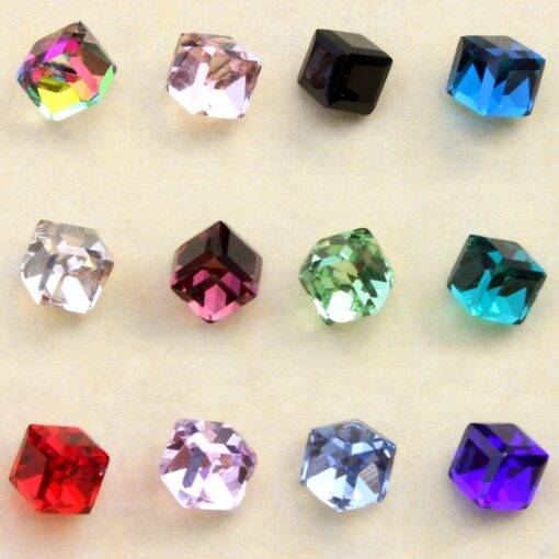 Cube Nail Rhinestones BEAUTY & SKIN CARE Nail Art Supplies is_customized: Yes