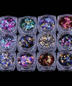 Women’s Iridescent Glitter Flakes BEAUTY & SKIN CARE Nail Art Supplies Material: Plastic