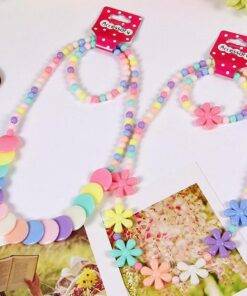 Girls’ Fashion Bright Resin Necklace and Bracelet Set JEWELRY & ORNAMENTS Necklaces & Pendants a1fa27779242b4902f7ae3: 1|2|3|4 