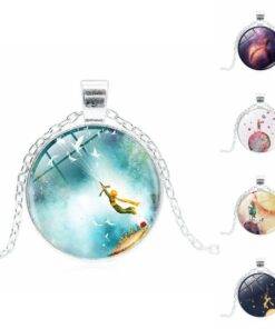Vintage Little Prince Glass Pendant Necklace for Kids JEWELRY & ORNAMENTS Necklaces & Pendants 57391192dfa1f247ad015a: 1|2|3|4|5