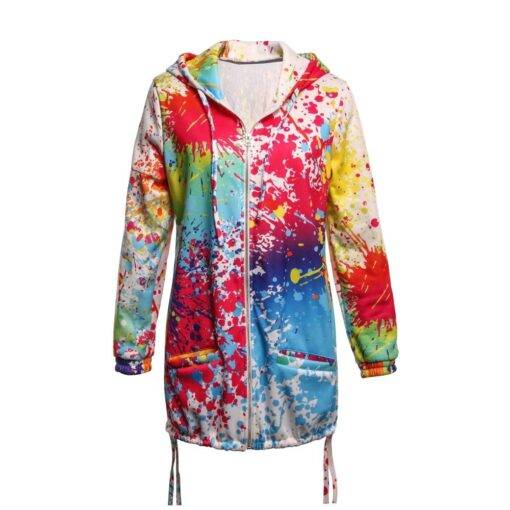 Women’s Tie-Dye Print Hooded Jacket Coats, Suits & Blazers FASHION & STYLE cb5feb1b7314637725a2e7: 1|2