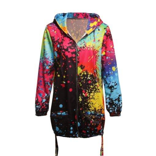 Women’s Tie-Dye Print Hooded Jacket Coats, Suits & Blazers FASHION & STYLE cb5feb1b7314637725a2e7: 1|2