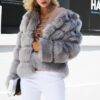 Women’s Fluffy Fur Coat Coats, Suits & Blazers FASHION & STYLE cb5feb1b7314637725a2e7: Black|Gray|Pink