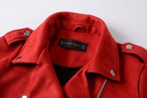 Women’s Belted Crop Biker Jacket Coats, Suits & Blazers FASHION & STYLE cb5feb1b7314637725a2e7: Beige|Black|Blue|Brown|Dark Grey|Pink|Red