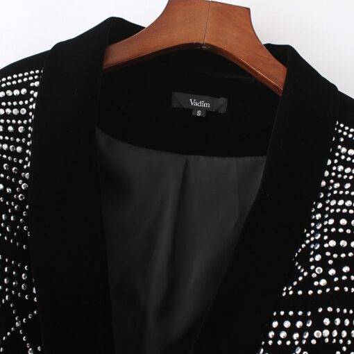 Women’s Geometric Patterned Blazer Coats, Suits & Blazers FASHION & STYLE cb5feb1b7314637725a2e7: Black and White