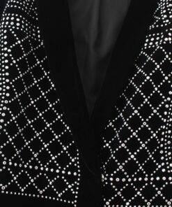 Women’s Geometric Patterned Blazer Coats, Suits & Blazers FASHION & STYLE cb5feb1b7314637725a2e7: Black and White 