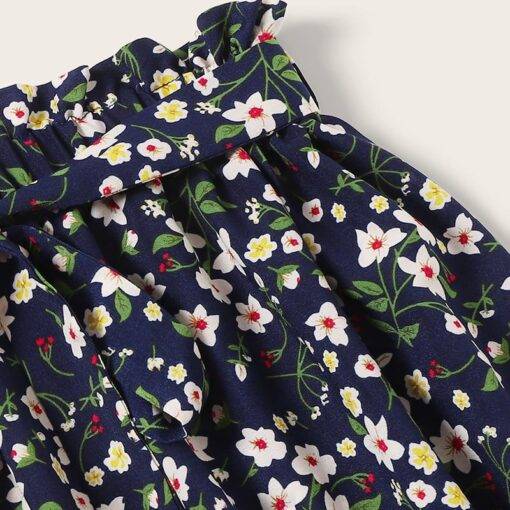 Women’s Boho Style Floral Print Skirt FASHION & STYLE Shorts & Skirts cb5feb1b7314637725a2e7: Navy