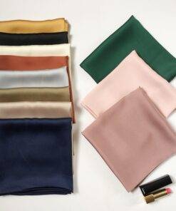 Women’s Solid Color Satin Scarf FASHION & STYLE Veils & Scarfs cb5feb1b7314637725a2e7: Army Green|Beige|Black|Brown|Burgundy|Camel|Gold|Gray|Green|Navy Blue|Pink|Red 