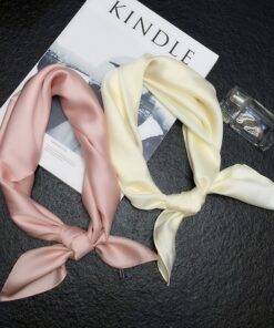 Women’s Solid Color Satin Scarf FASHION & STYLE Veils & Scarfs cb5feb1b7314637725a2e7: Army Green|Beige|Black|Brown|Burgundy|Camel|Gold|Gray|Green|Navy Blue|Pink|Red 