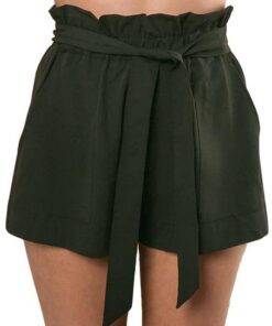 Women’s Casual Style High Waist Shorts FASHION & STYLE Shorts & Skirts cb5feb1b7314637725a2e7: Army Green|Black|Khaki|White 