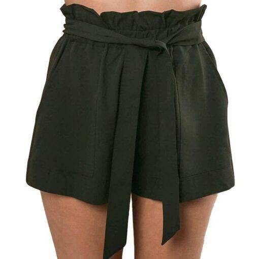 Women’s Casual Style High Waist Shorts FASHION & STYLE Shorts & Skirts cb5feb1b7314637725a2e7: Army Green|Black|Khaki|White