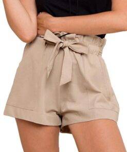 Women’s Casual Style High Waist Shorts FASHION & STYLE Shorts & Skirts cb5feb1b7314637725a2e7: Army Green|Black|Khaki|White 