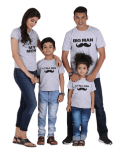 Multitype Letter Printed Family Matching T-Shirt Family Matching Outfit FASHION & STYLE cb5feb1b7314637725a2e7: Black Battery|Black Boss|Black Me|Black Mustache|Gray Battery|Gray Boss|Gray Me|Gray Mustache|White Battery|White Boss|White Me|White Mustache 
