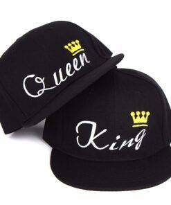 King And Queen Crown Couple Embroidery Caps Family Matching Outfit FASHION & STYLE cb5feb1b7314637725a2e7: King|Queen