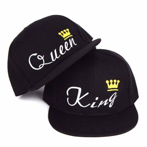 King And Queen Crown Couple Embroidery Caps Family Matching Outfit FASHION & STYLE cb5feb1b7314637725a2e7: King|Queen
