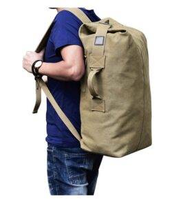 Convenient Multifunctional Large Capacity Canvas Travel Backpack Luggages & Trolleys SHOES, HATS & BAGS cb5feb1b7314637725a2e7: Army Green Big|Army Green Small|Black Big|Black Small|Khaki Big|Khaki Small