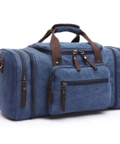 Canvas Large Travel Bag Luggages & Trolleys SHOES, HATS & BAGS cb5feb1b7314637725a2e7: Black|Blue|Brown|Gray|Khaki