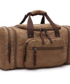 Canvas Large Travel Bag Luggages & Trolleys SHOES, HATS & BAGS cb5feb1b7314637725a2e7: Black|Blue|Brown|Gray|Khaki 