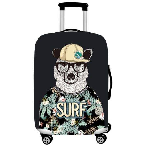 Printed Luggage Protective Cover Luggages & Trolleys SHOES, HATS & BAGS 57391192dfa1f247ad015a: Bear|Cute Owl|Giraffe|Owl|Panda|Pirate Bear