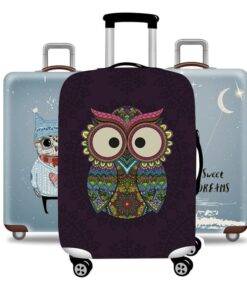 Printed Luggage Protective Cover Luggages & Trolleys SHOES, HATS & BAGS 57391192dfa1f247ad015a: Bear|Cute Owl|Giraffe|Owl|Panda|Pirate Bear