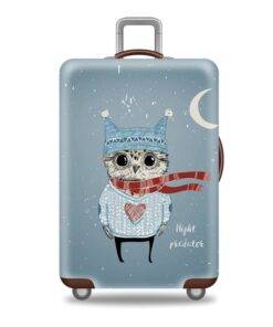 Printed Luggage Protective Cover Luggages & Trolleys SHOES, HATS & BAGS 57391192dfa1f247ad015a: Bear|Cute Owl|Giraffe|Owl|Panda|Pirate Bear 