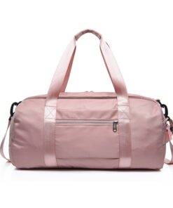 Women’s Waterproof Nylon Travel Bag Luggages & Trolleys SHOES, HATS & BAGS cb5feb1b7314637725a2e7: Black|Black/Striped|Pink 